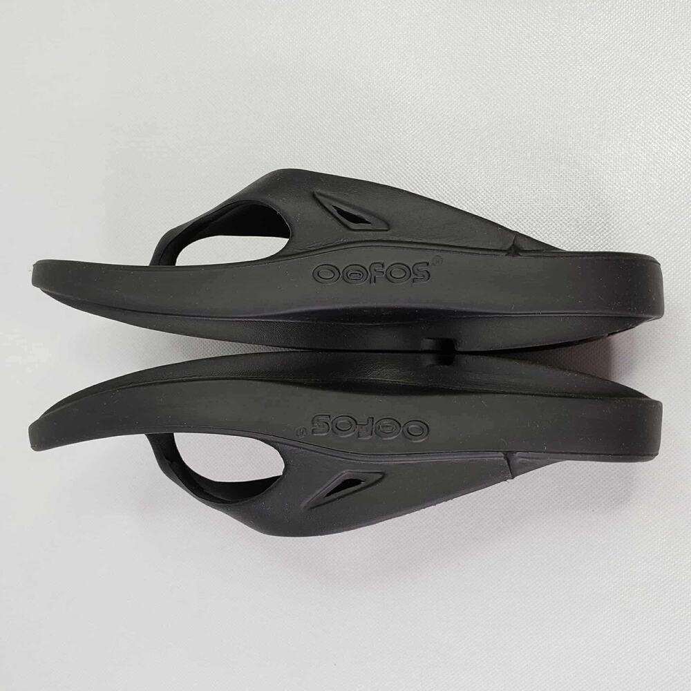 OOFOS Original Recovery Comfort Thong Flip Flop Sandal Black Women 7 Men 5 - Picture 6 of 9